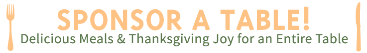 Sponsor a Thanksgiving meal