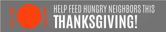 Help feed hungry neighbors this thanksgiving