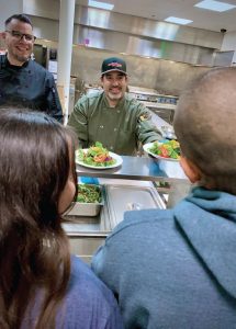 In April, Frank began his full-time job as the headchef at the San Fernando Valley Rescue Mission.