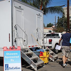 Rescue Mission mobile showers